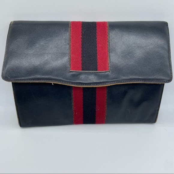 Rare Vintage Gucci Envelope Clutch - Picture 4 of 16
